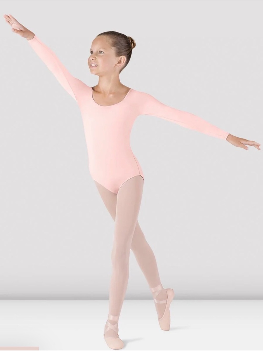 Bloch Girls Pink Leotard - Size 6X/7